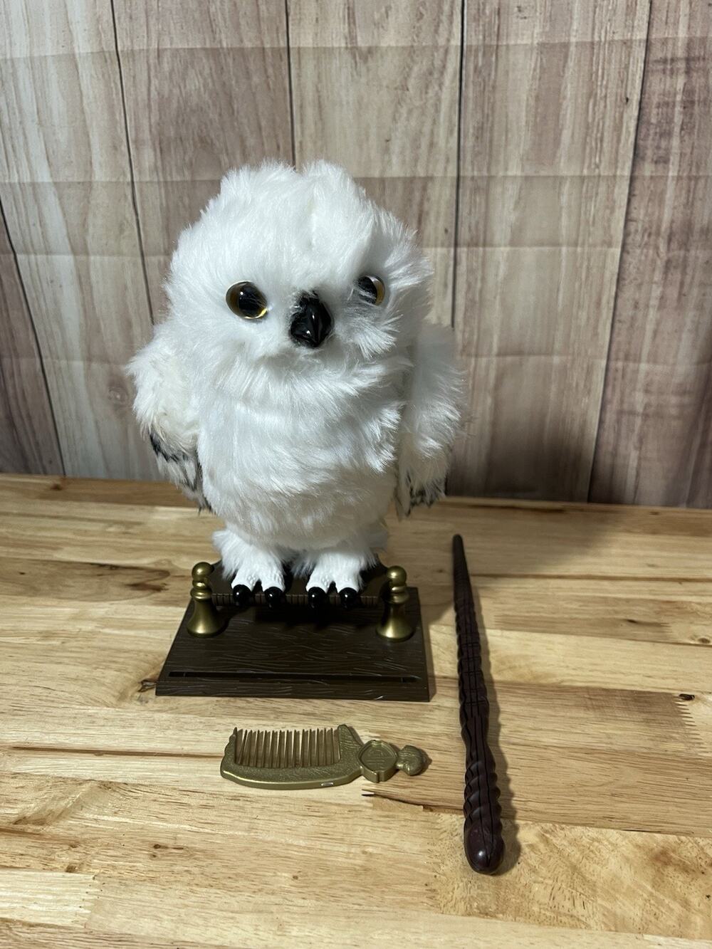 Harry Potter Enchanting Hedwig Interactive Owl with Movement Sounds Plus Wand